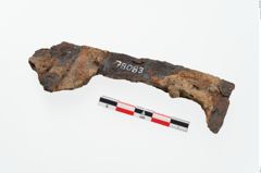 Etikett zu Eisengriffangelmesser (NHMW-PRAE-078084)